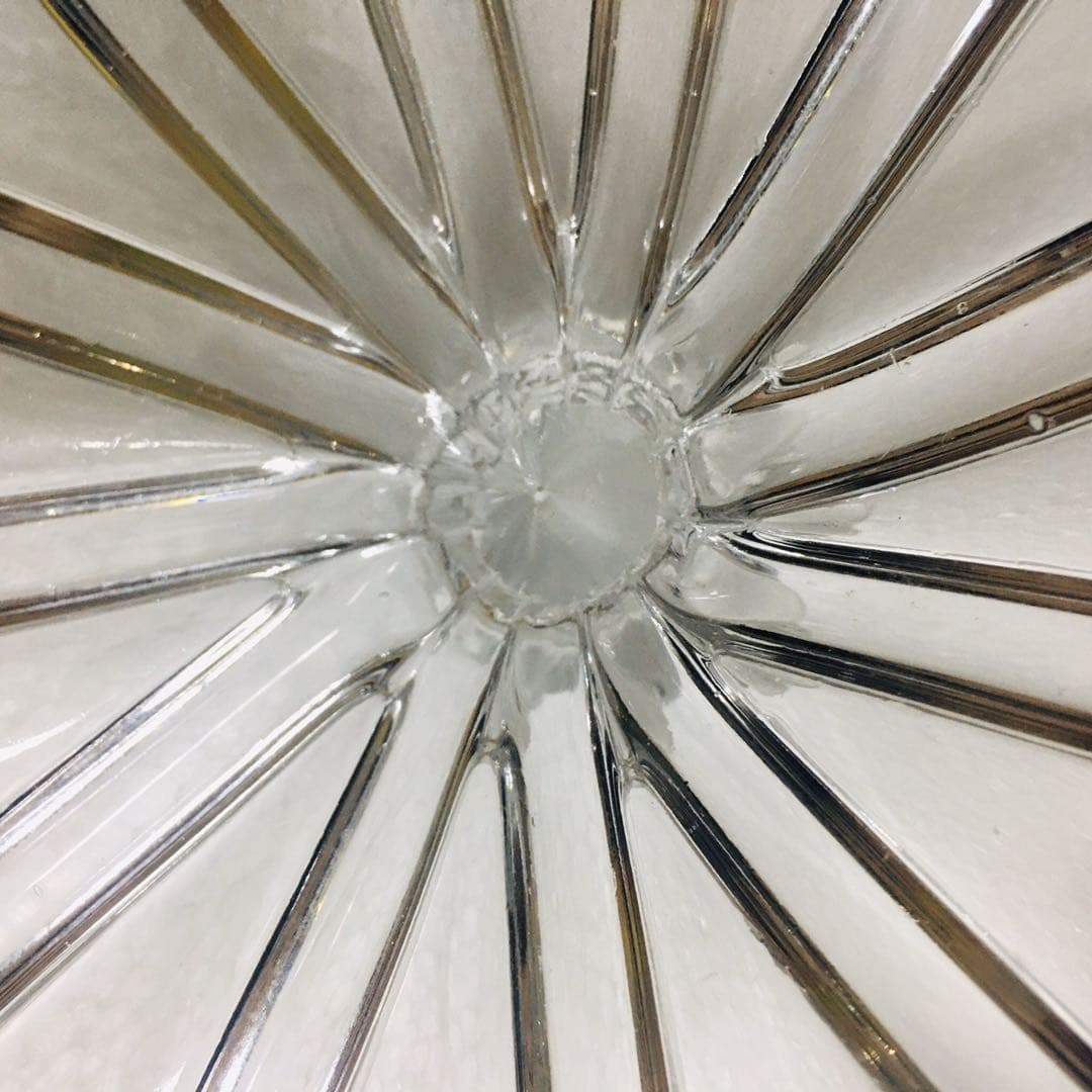 Hand Blown Murano Glass Wall Plates Clear Color D12Inches