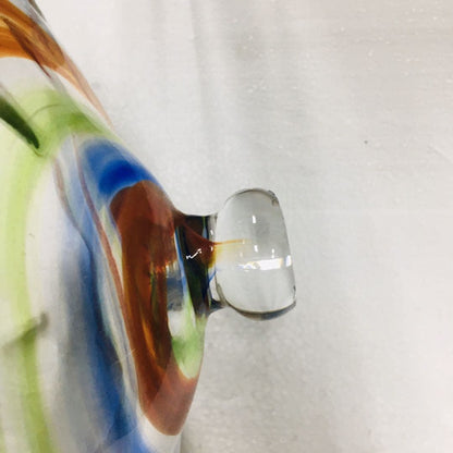 Hand Blown Murano Glass Wall Plates Multi Colors D12Inches