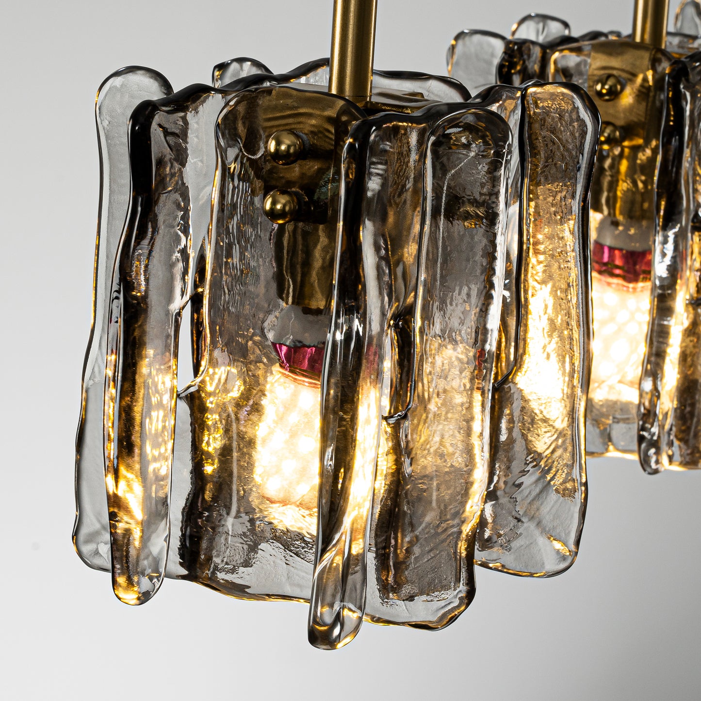 Modern Tucana 3-Light Kitchen Island Pendant Light Black Echonalyri Dining Chandeliers Glass Metal Hanging lamp