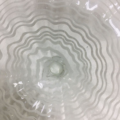 Hand Blown Murano Glass Wall Plates Clear Color D12Inches