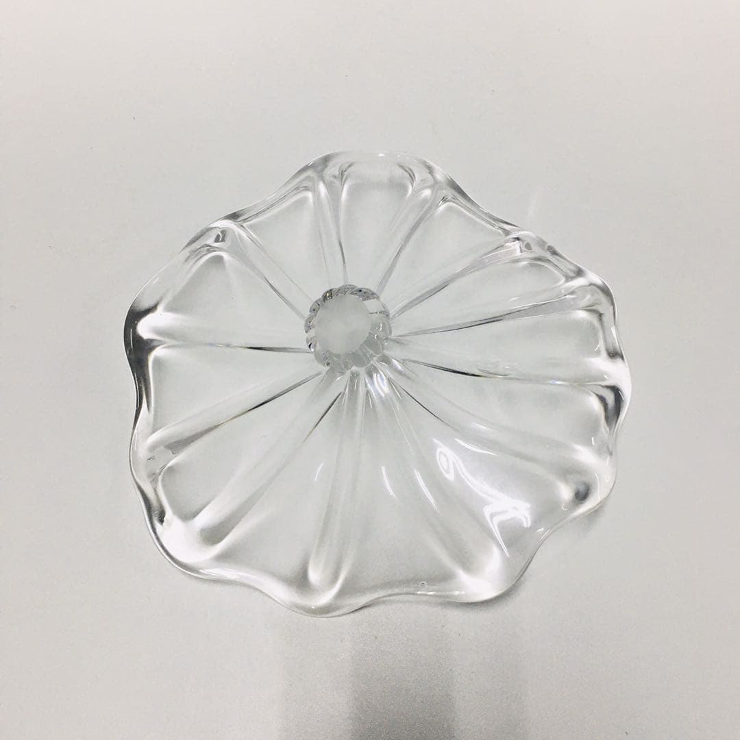 Hand Blown Murano Glass Wall Plates Clear Color D12Inches