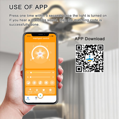 Modern Black Flush Mount Ceiling Fan with Light & Remote